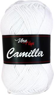 Příze Camilla - bavlna 8002 Bílá