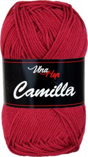 Příze Camilla - bavlna 8020 Červená - ibišková