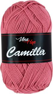 Příze Camilla - bavlna 8029 Tm. starorůžová