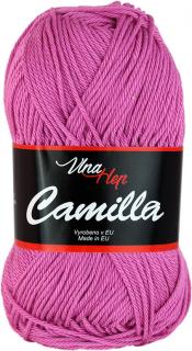 Příze Camilla - bavlna 8045 Růžovo-fialová