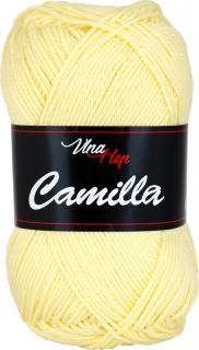 Příze Camilla - bavlna 8176 Světle žlutá - vanilková