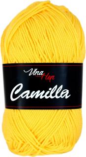 Příze Camilla - bavlna 8180 Žlutá