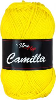 Příze Camilla - bavlna 8184 Žlutá