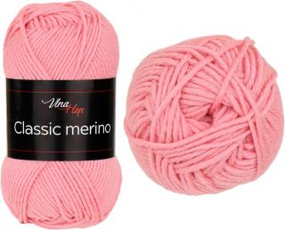 Příze Classic merino - vlna merino + akryl 61073 Růžovo-melounová