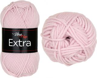 Příze Extra - merino vlna 6003 Světle růžová do pudrova