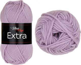 Příze Extra - merino vlna 6076 Světle ametystová