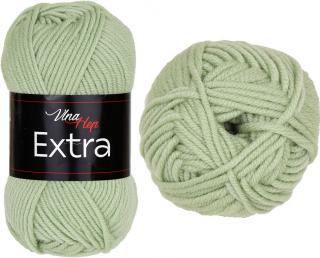 Příze Extra - merino vlna 6165 Světle zelená