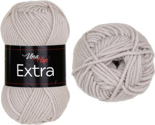 Příze Extra - merino vlna 6502 Béžovo-šedá