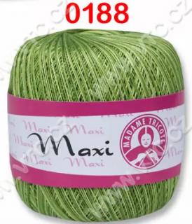 Příze Maxi - klasická i Metallic 0188 Zelený melír