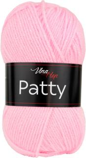 Příze Patty - akryl a metalické vlákno 4003 Světle růžová