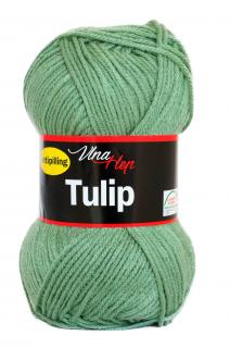 Příze Tulip - akryl antipilling 4135 Bledě zelená do šeda