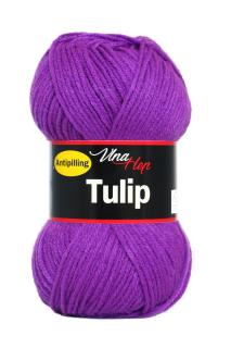 Příze Tulip - akryl antipilling 4250 Zářivě fialová