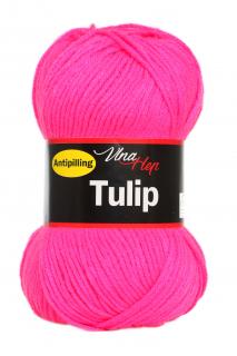 Příze Tulip - akryl antipilling 4314 Neonově růžová