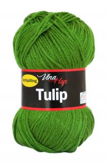 Příze Tulip - akryl antipilling 4456 Středně zelená