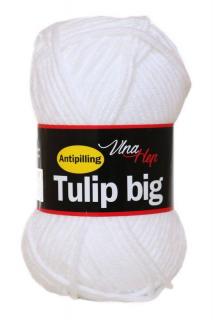 PŘÍZE TULIP big - AKRYL ANTIPILLING 4002 Bílá