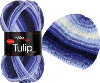 Příze Tulip color - akryl antipilling 5213 Melír modrá