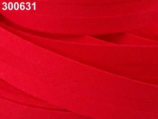 Šikmý proužek bavlněný zažehlený - šíře 20mm - různé barvy 300 631 Červená