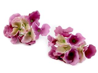 Umělý květ hortenzie - různé barvy 02 Růžová tmavší