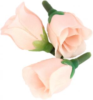 Umělý květ růže Ø25 mm - různé barvy 2 Lasturová růžová