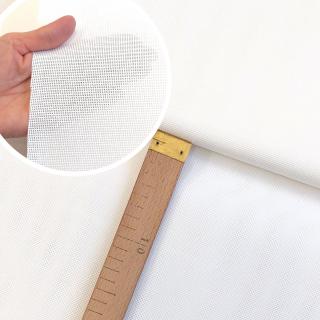 Vyšívací tkanina - Kanava č.7 - bílá, šíře 140cm
