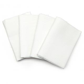 Vyšívací tkanina - různé druhy - bílá, díl 50x70cm Panamka - 90 oček na 10cm