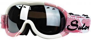 Brýle sjezdové juniorské SULOV PASSO, dvojsklo, bílo-červené
