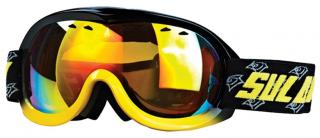 Brýle sjezdové juniorské SULOV PASSO, dvojsklo, černo-žluté