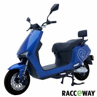 Elektroskútr RACCEWAY® GALAXY, modrý (motor 1200W, rychlost 45km/h, dojezd 53km, led osvětlení, Olověná baterie, dálkové ovládání s alarmem, nosnost 150kg)