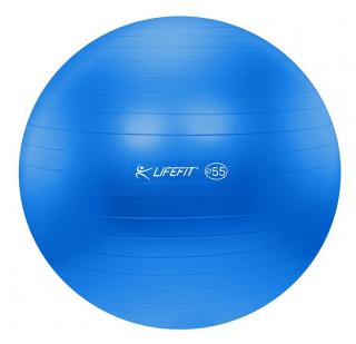 Gymnastický míč LIFEFIT ANTI-BURST 55 cm, modrý