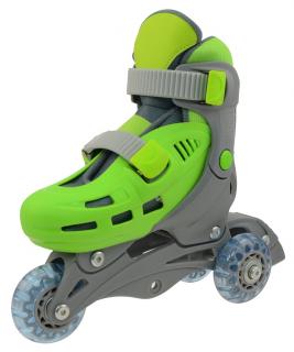 Kolečkové brusle TRISKATE BASIC, zelené