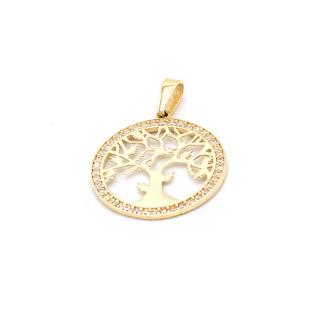 BB Goldinvestic Zlaté náušnice kruhy zdobené proužky 1,85g N6109-585/1000