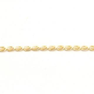 BB Goldinvestic Zlatý náramek Pancer zdobený 1,40g N6169-585/1000