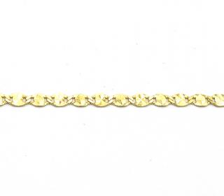 BB Goldinvestic Zlatý náramek Valentina zdobená 1,83g N5438-585/1000