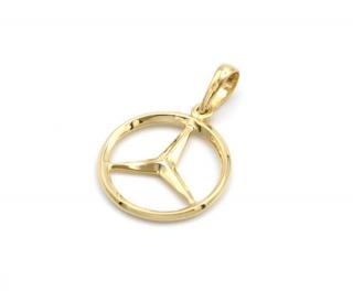 BB Goldinvestic  Zlatý přívěsek Mercedes 1,73g N4286-585/1000