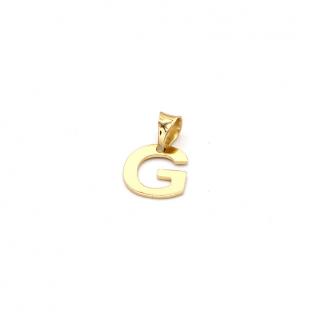 BB Goldinvestic Zlatý přívěsek písmeno G 0,47g N5263-585/1000