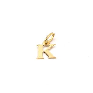BB Goldinvestic Zlatý přívěsek písmeno K 0,30g N5617-585/1000