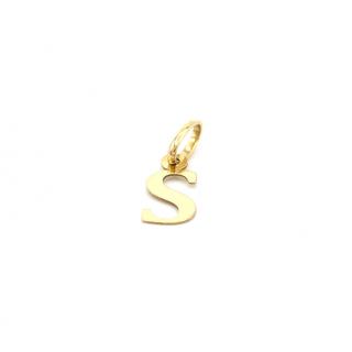 BB Goldinvestic Zlatý přívěsek písmeno S 0,25g N5624-585/1000