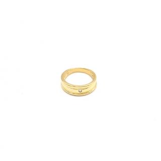 BB Goldinvestic  Zlatý přívěsek prstýnek kroužek se zirkonem 0,79g N4979-585/1000