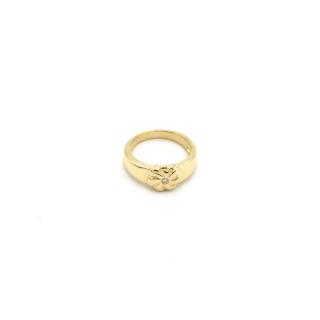 BB Goldinvestic  Zlatý přívěsek prstýnek kytka se zirkonem 0,91g N4978-585/1000