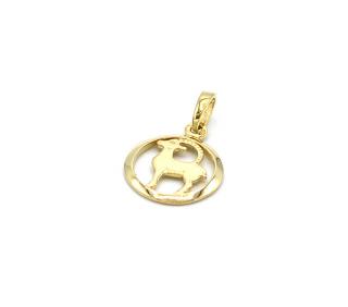 BB Goldinvestic Zlatý přívěsek znamení kozoroh v kruhu 1,05g N5550-585/1000
