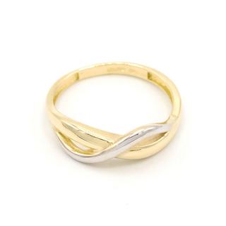 BB Goldinvestic Zlatý prsten kroužek ze srdíček 0,64g N5876-585/1000