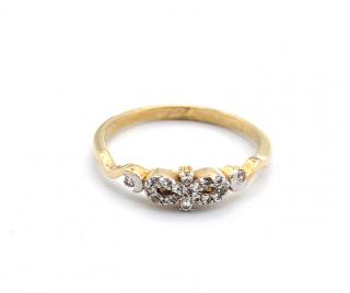 BB Goldinvestic  Zlatý prsten nekonečno se zirkony 1,40g N3441-585/1000