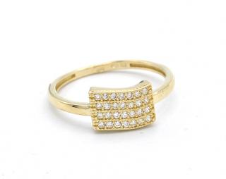BB Goldinvestic  Zlatý prsten ozdoba se zirkony 1,55g N2777-585/1000