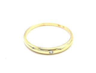 BB Goldinvestic  Zlatý prsten se zirkonem 1,13g N4878-585/1000