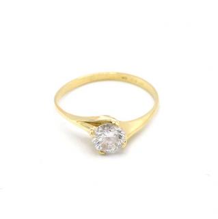 BB Goldinvestic Zlatý prsten se zirkonem 2,33g  N5325-585/1000