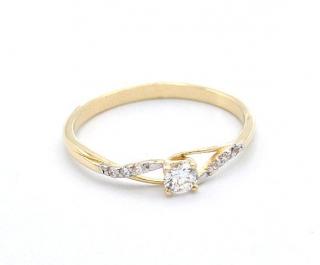 BB Goldinvestic Zlatý prsten se zirkony 1,33g N5632-585/1000