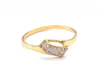 BB Goldinvestic  Zlatý prsten se zirkony 1,40g N3129-585/1000