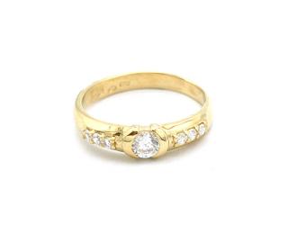 BB Goldinvestic  Zlatý prsten se zirkony 1,55g N3341-585/1000