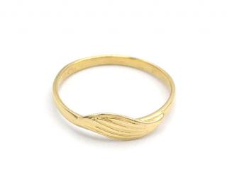 BB Goldinvestic  Zlatý prsten vlnka 0,95g  N3792-585/1000