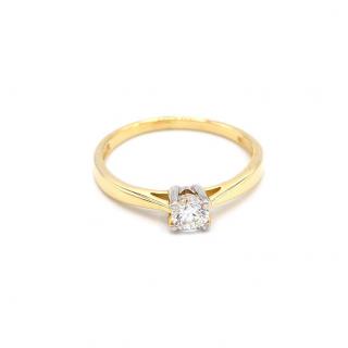 BB Goldinvestic Zlatý zásnubní prsten se zirkonem 1,80g N5191-585/1000